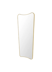 F.A. 33 Rectangular Wall Mirror mirror Gubi Large 70 x 146 cm Polished Brass 