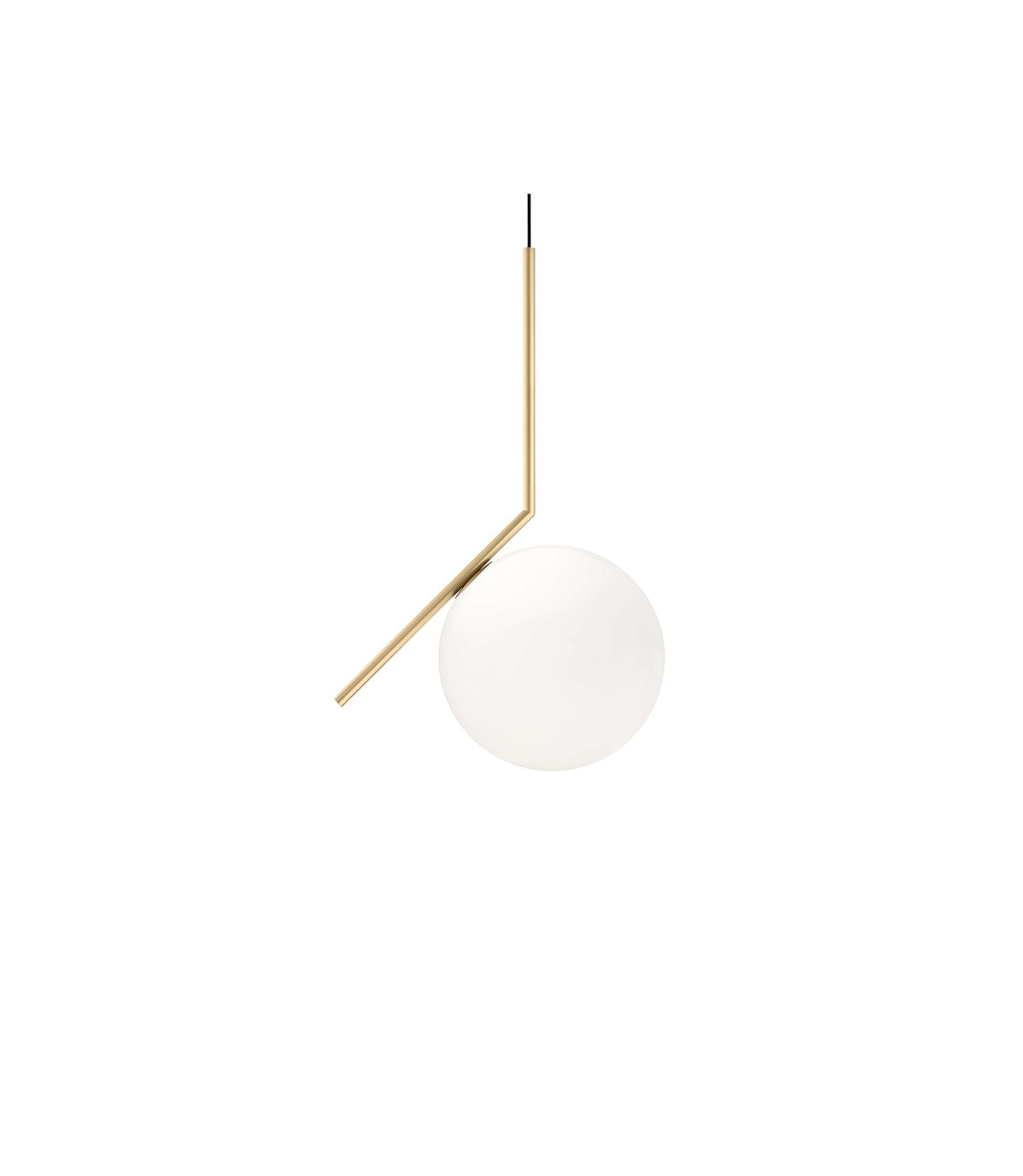 IC S Suspension Lamp suspension lamps Flos Large Brass 