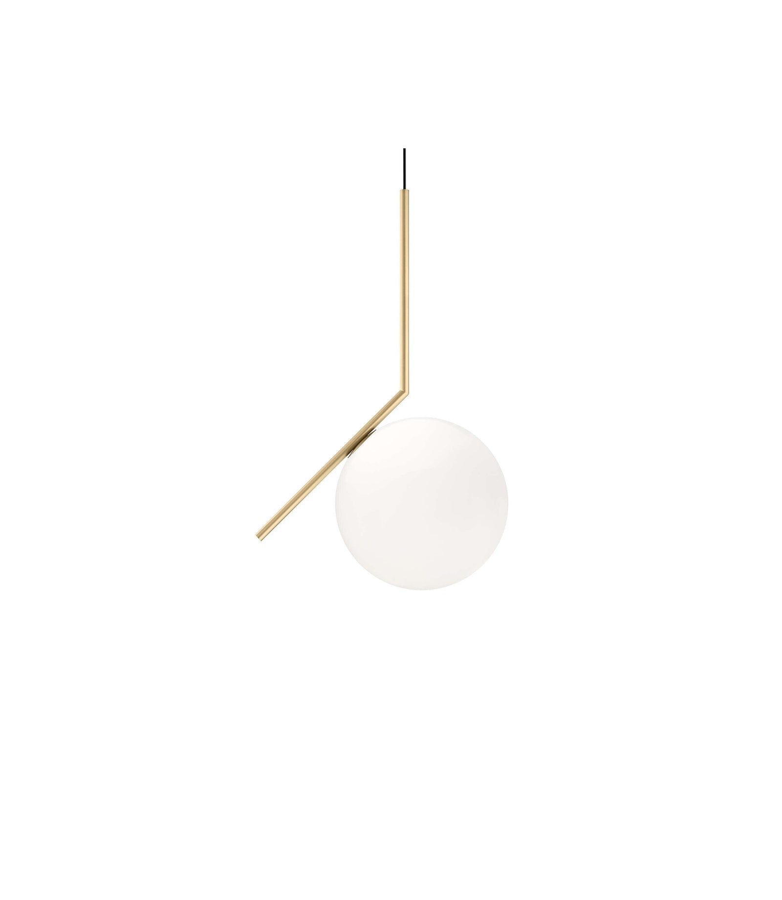 IC S Suspension Lamp suspension lamps Flos Large Brass 