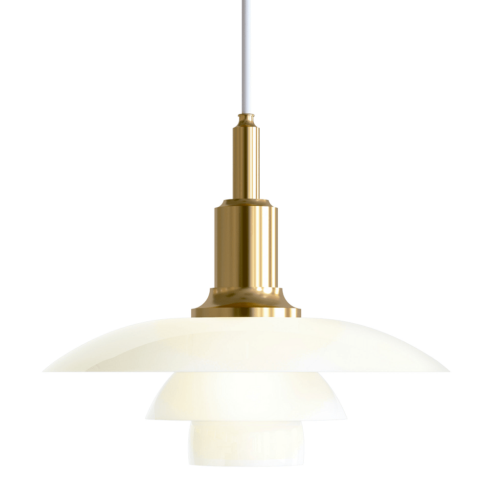 Louis Poulsen PH3/2 Pendant hanging lamps Louis Poulsen Brass 