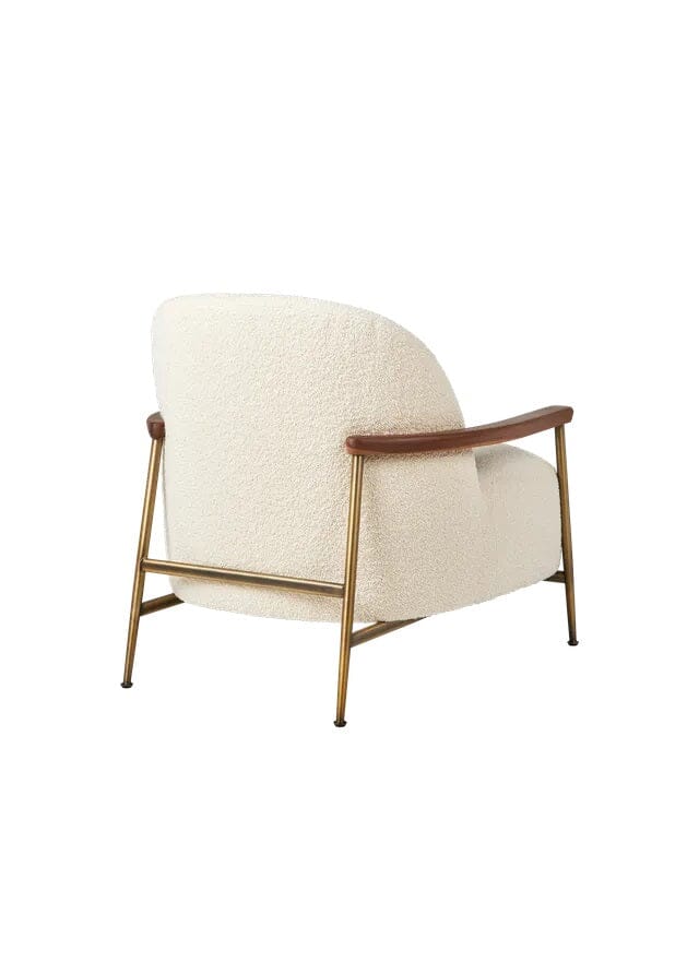 Sejour Lounge Chair Fully Upholstered With Armrest lounge chair Gubi 