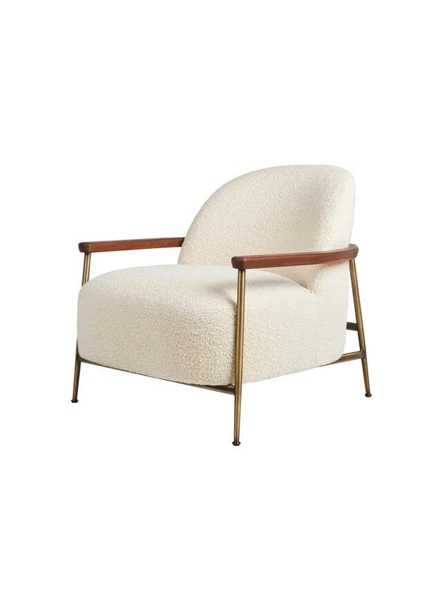 Sejour Lounge Chair Fully Upholstered With Armrest lounge chair Gubi 