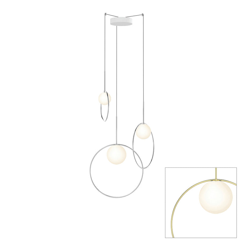 Bola Halo Multi-Light Pendant 3