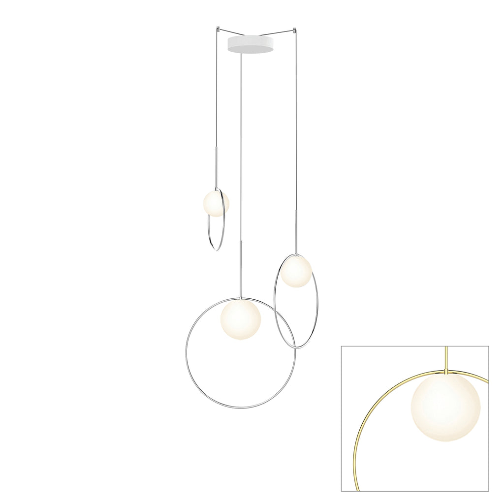 Bola Halo Multi-Light Pendant 3