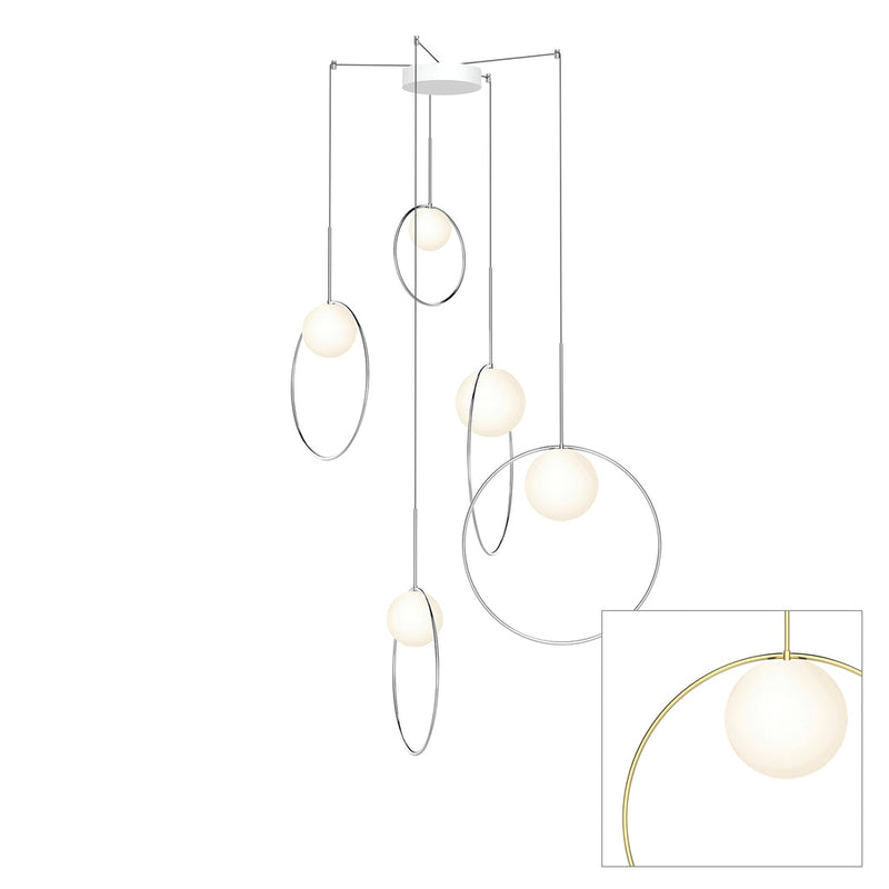 Bola Halo Multi-Light Pendant 5