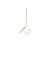 IC S Suspension Lamp suspension lamps Flos Small Brass 