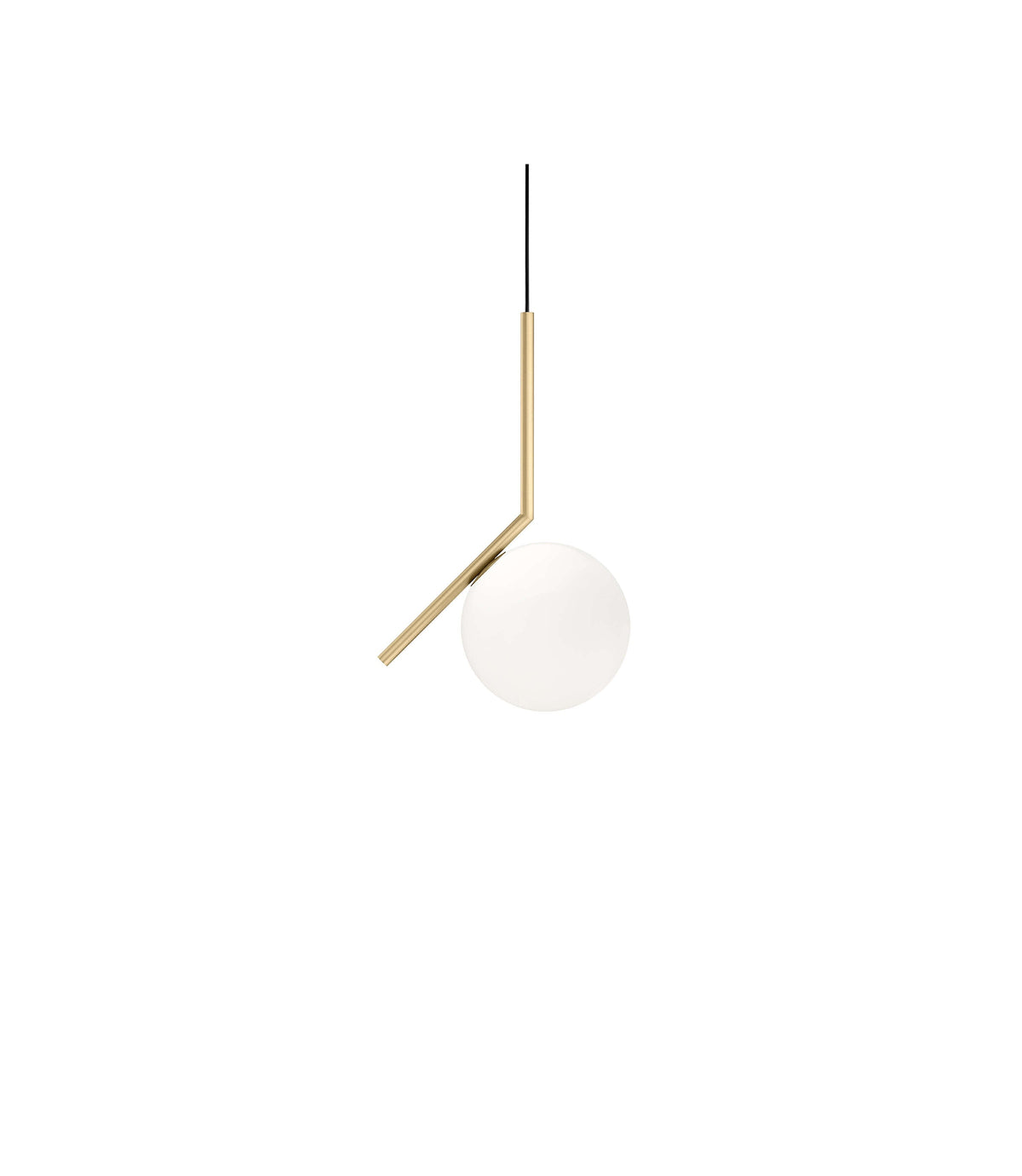 IC S Suspension Lamp suspension lamps Flos Small Brass 