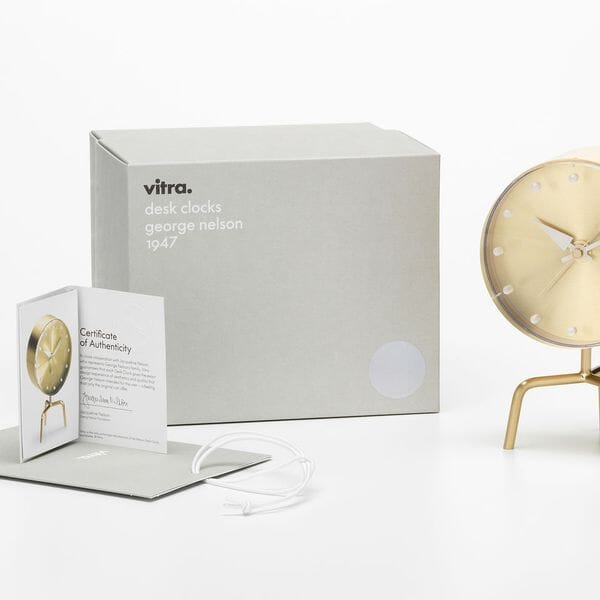 George Nelson Tripod Clock Clocks Vitra 