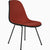 Eames Molded Plastic Upholstered Side Chair with 4 legged Base Side/Dining herman miller 