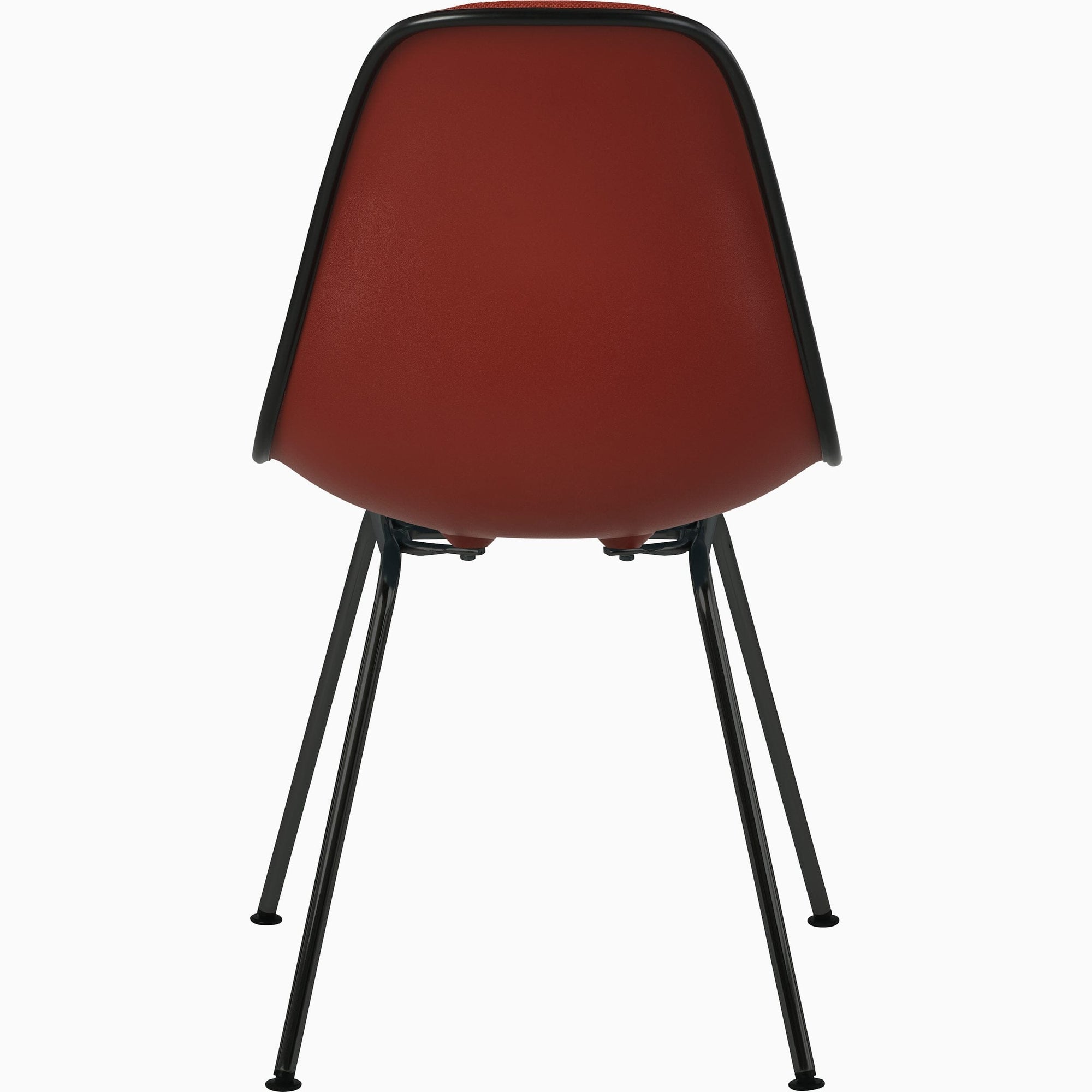 Eames Molded Plastic Upholstered Side Chair with 4 legged Base Side/Dining herman miller 