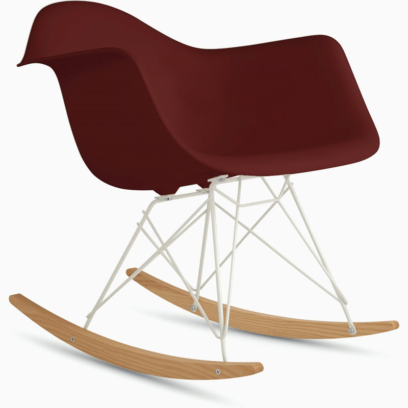Eames Molded Plastic Armchair Rocker rocking chairs herman miller 