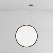 Discovery Vertical Suspension Pendant Lights Artemide 140 Bronze Dimmable 2-Wire/0-10V