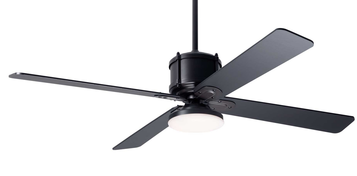 Industry DC Ceiling Fan Ceiling Fans Modern Fan Co Dark Bronze Black Remote Control Without Light
