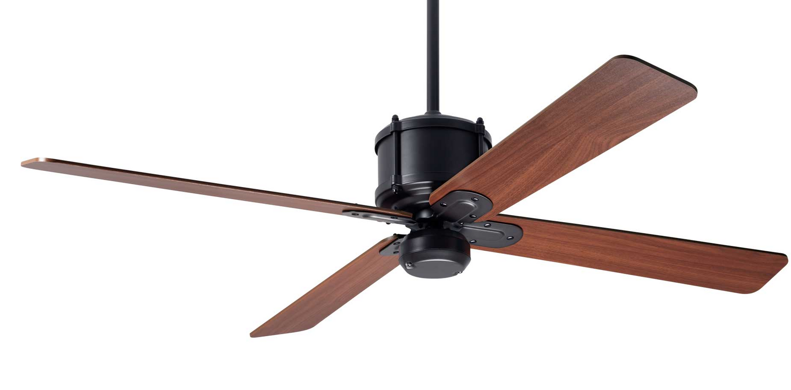 Industry DC Ceiling Fan Ceiling Fans Modern Fan Co Dark Bronze Mahogany Wall Control Without Light