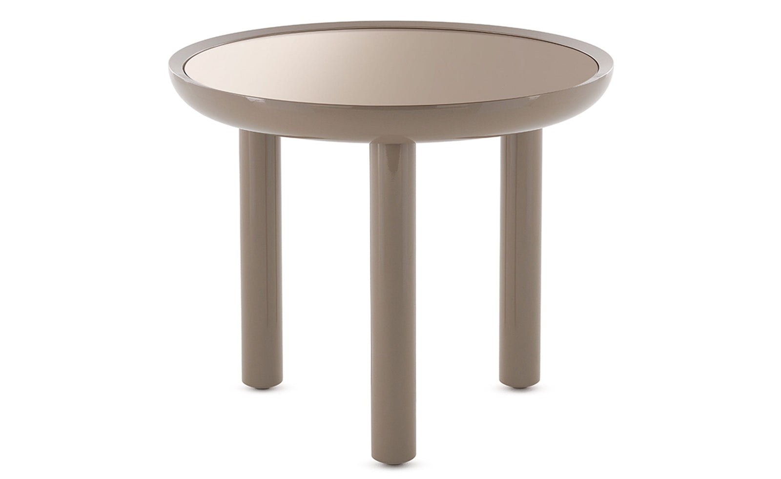 K-Top Side Table Side Table Kartell Bronze Mirror /Dove 