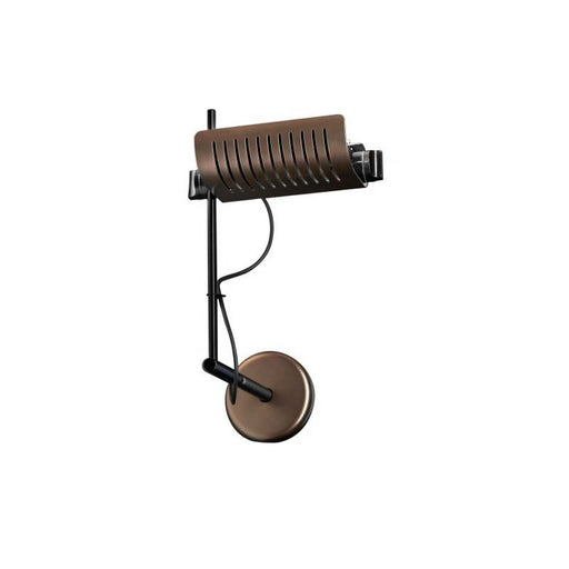 Colombo Wall Sconce 761 wall / ceiling lamps Oluce Anodic Bronze 