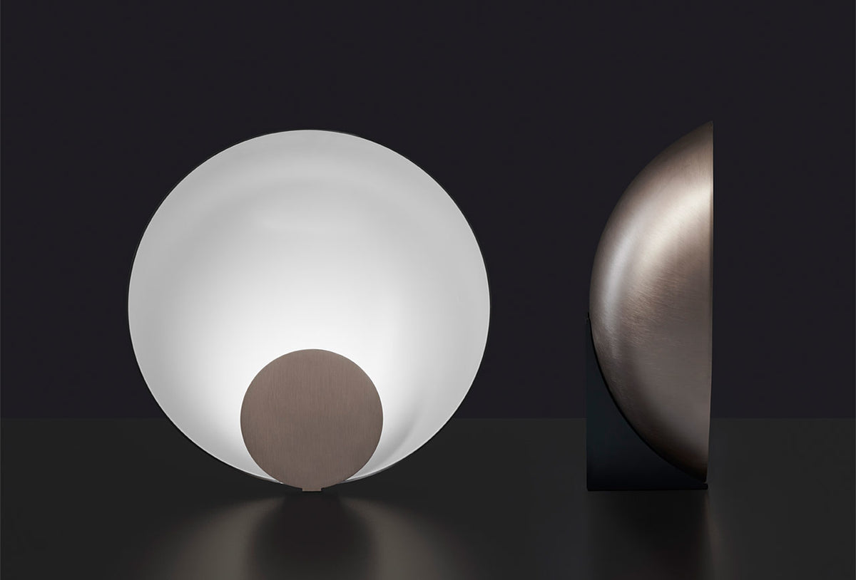 Siro Table Lamp lamps Oluce 13.4"W Satin Bronze 