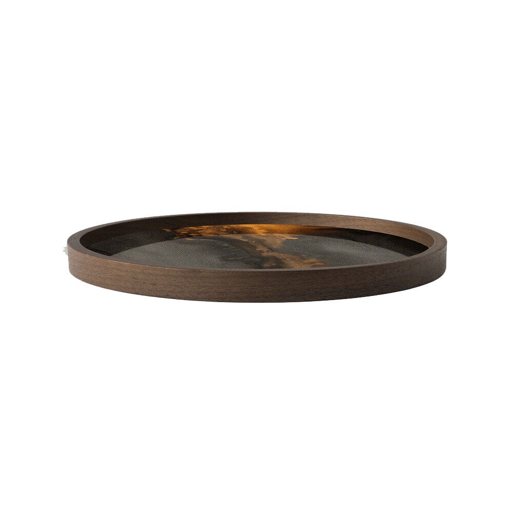 Bronze Organic Round Valet Tray Tray Ethnicraft 