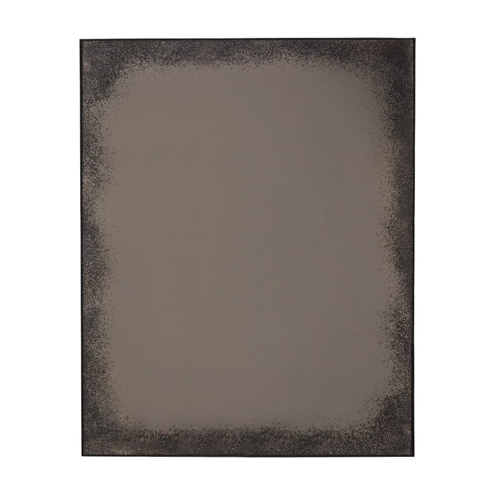Bronze Wall Mirror Heavy Aged Metal Frame - Rectangular Mirrors Ethnicraft 48.5&quot; x 60.5&quot; 