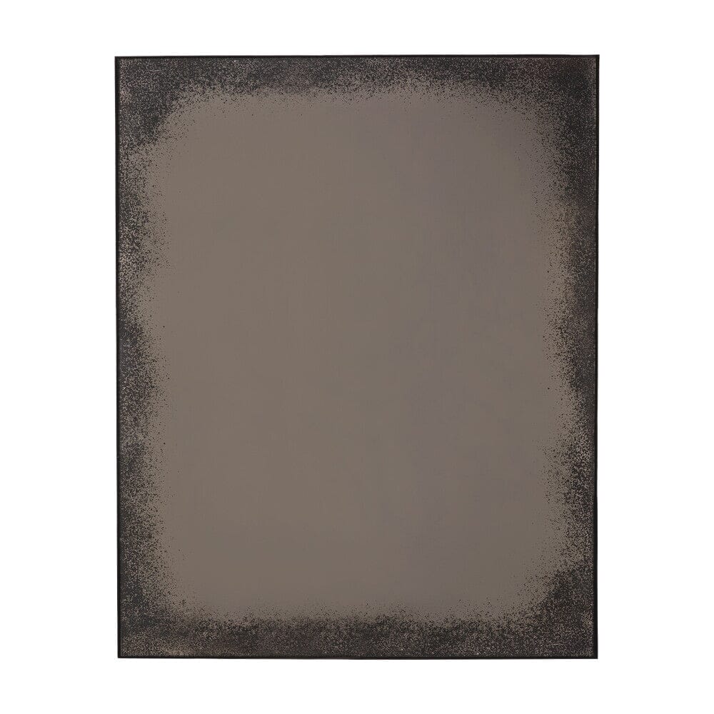 Bronze Wall Mirror Heavy Aged Metal Frame - Rectangular Mirrors Ethnicraft 48.5" x 60.5" 