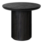 Moon Lounge Table Tables Gubi Brown/Black Stained Veneer Oak Lacquered 