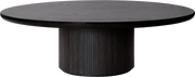 Moon Coffee Table - Wood Top Tables Gubi Brown/Black Stained Veneer Oak Lacquered Brown/Black Stained Veneer Oak Lacquered Large (150 x H45 cm)