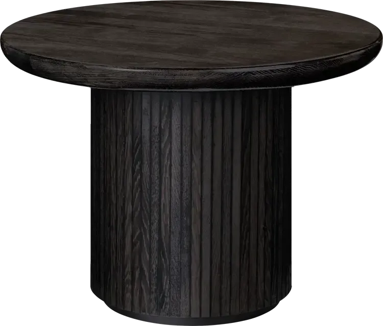 Moon Coffee Table - Wood Top Tables Gubi Brown/Black Stained Veneer Oak Lacquered Brown/Black Stained Veneer Oak Lacquered Small (60 x H45 cm)