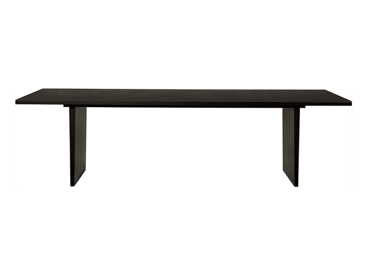 Private Dining Table Dining Tables Gubi Large Brown/Black Stained Oak 