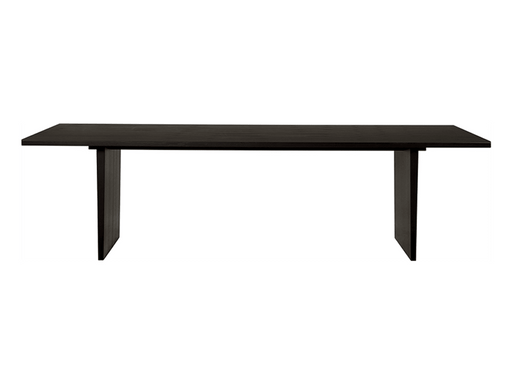 Private Dining Table Dining Tables Gubi Large Brown/Black Stained Oak 