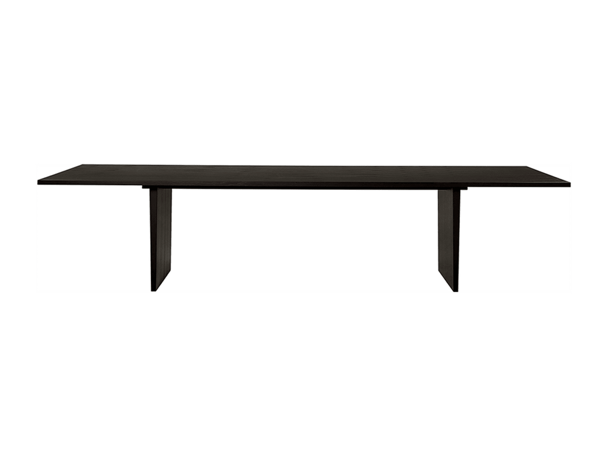 Private Dining Table Dining Tables Gubi Small Brown/Black Stained Oak 
