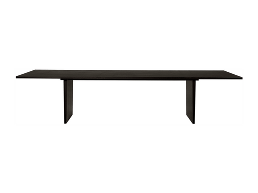 Private Dining Table Dining Tables Gubi Small Brown/Black Stained Oak 