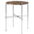 TS Side Table side table Gubi Brown Emperador Marble Polished Steel 