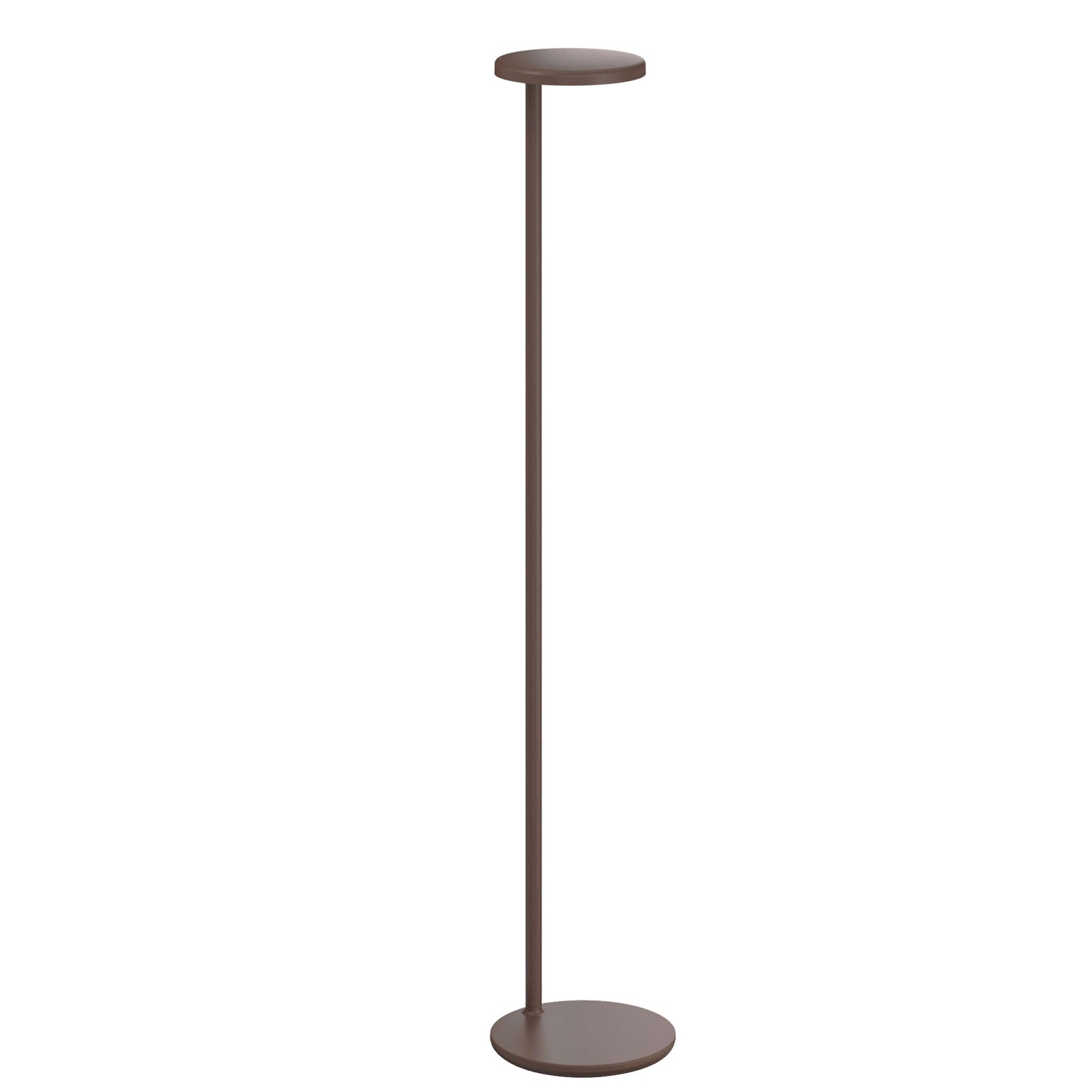 Oblique Floor Lamp Floor Lamps Flos Without USB-C Brown 2700K