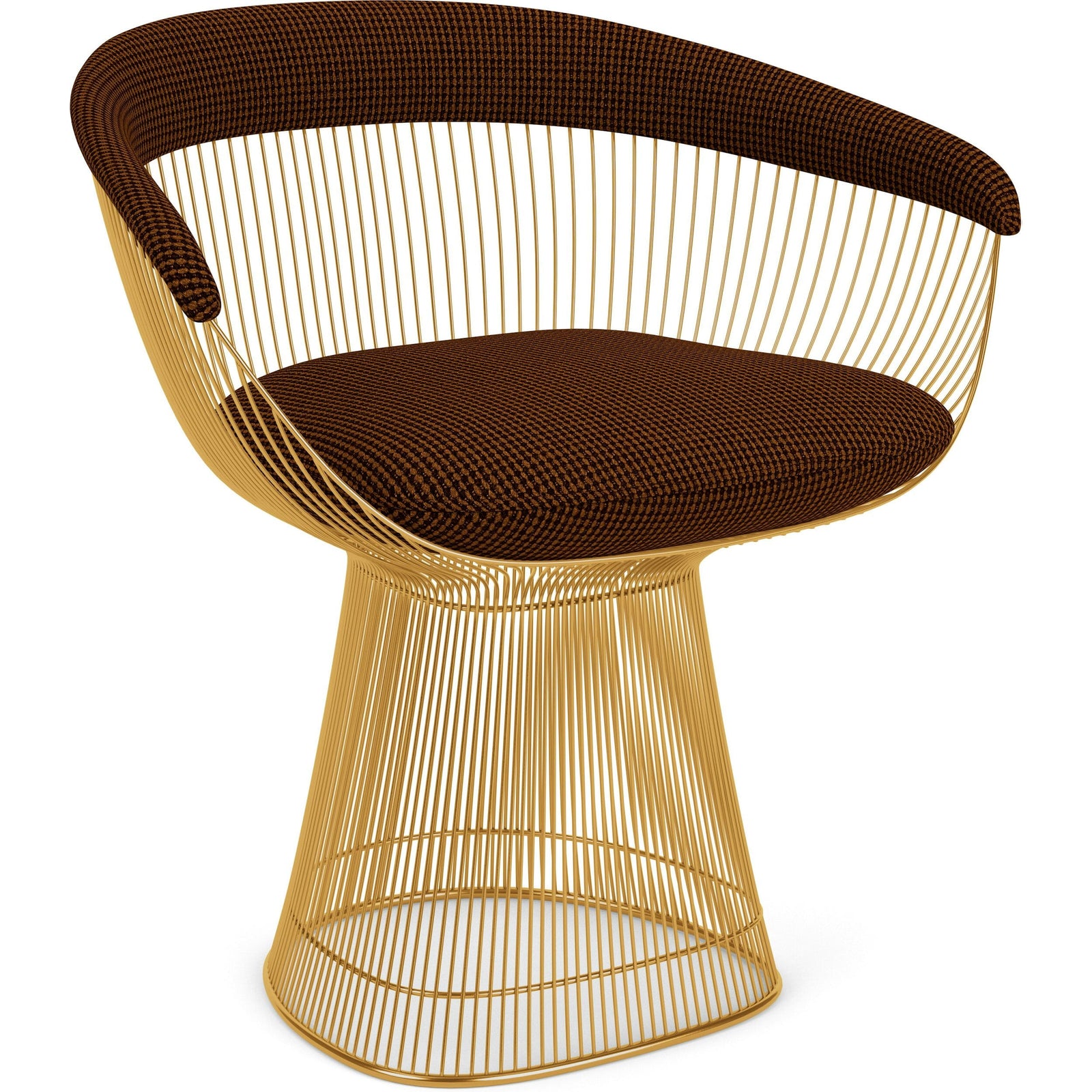 Platner Arm Chair - Gold Side/Dining Knoll 