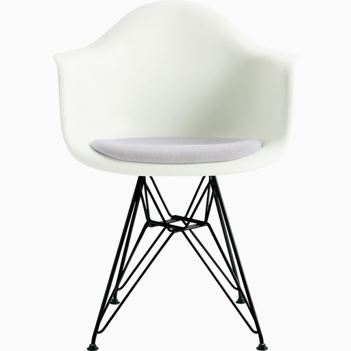 Eames Molded Wire Base Armchair With Seat Pad Armchair herman miller 
