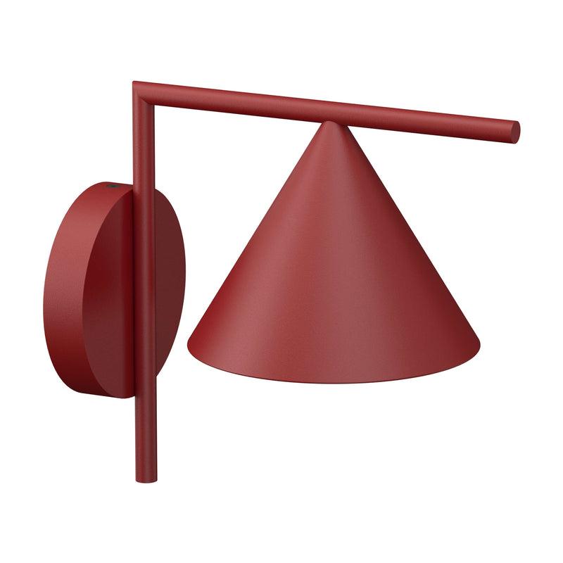 Captain Flint Outdoor Wall Sconce Wall Lights Flos Red Burgundy 2700K Dimmable 1-10