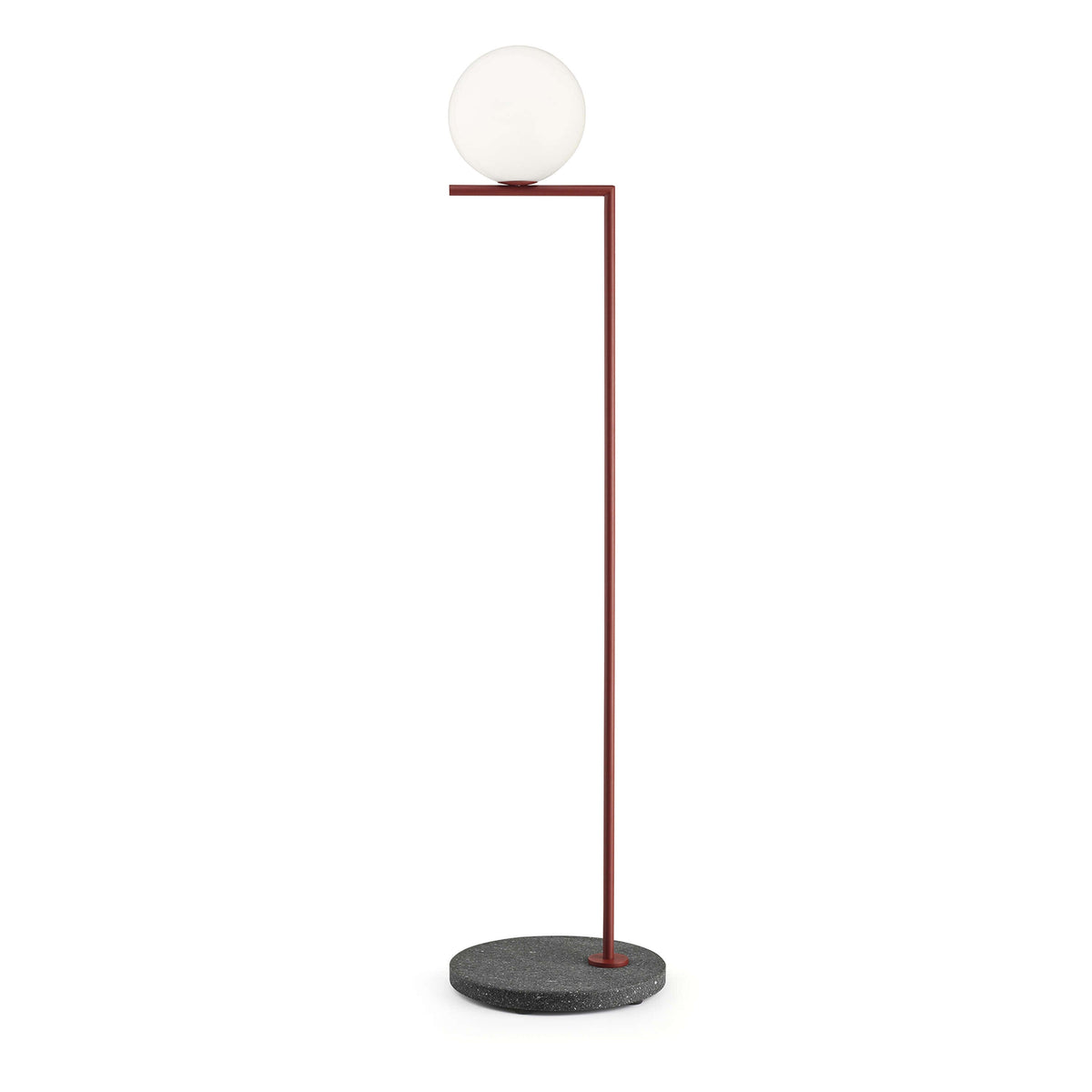 IC Lights Outdoor Floor Lamp Outdoor Lighting Flos F1 - 53&quot; H Red Burgundy / Black Lava 