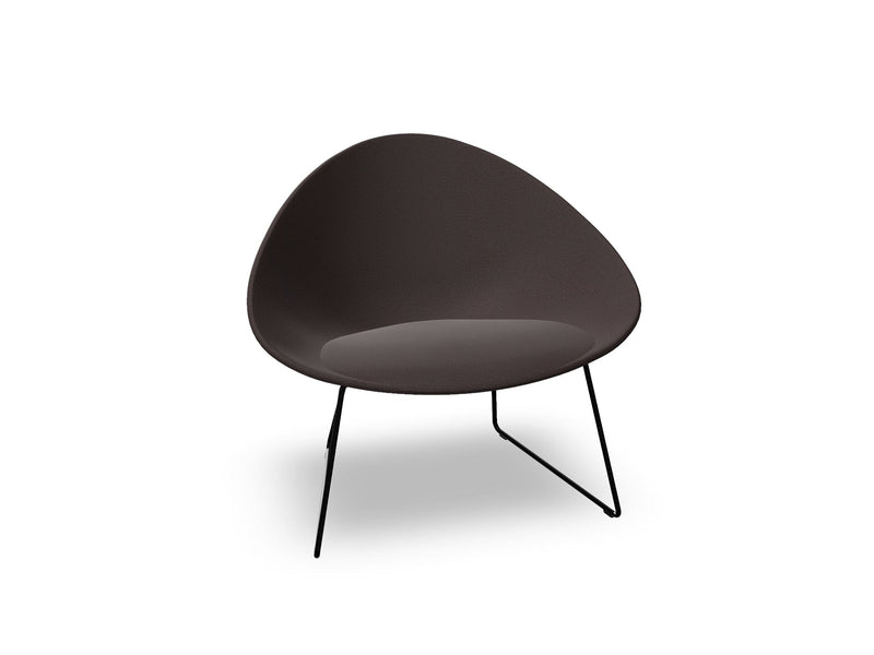 Adell Sled Base Lounge Chair With Fully Upholstered lounge chair Arper 
