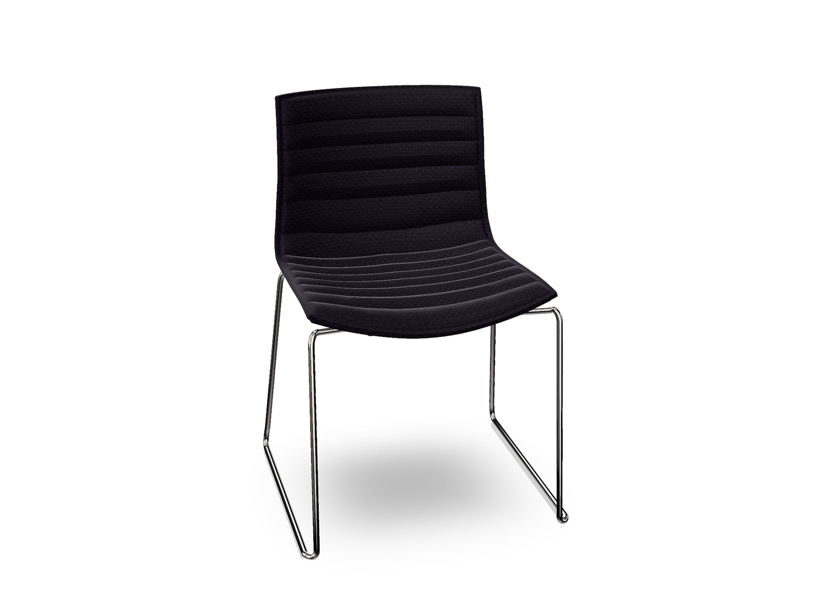 Catifa 46 Sled Base With Fully Upholstered