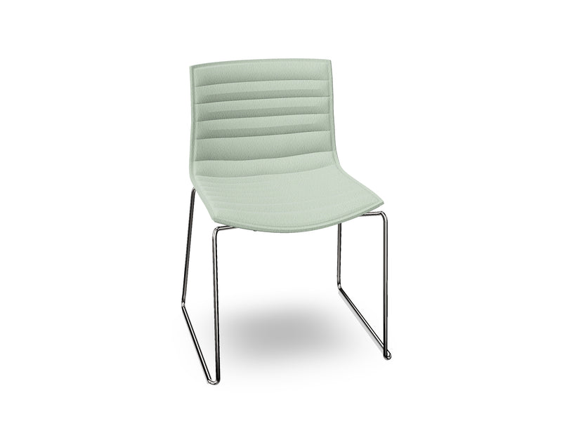 Catifa 46 Sled Base With Fully Upholstered