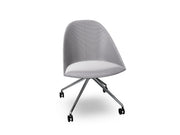Cila Fully Upholtered Chair With Fixed Trestle Base Chairs Arper 