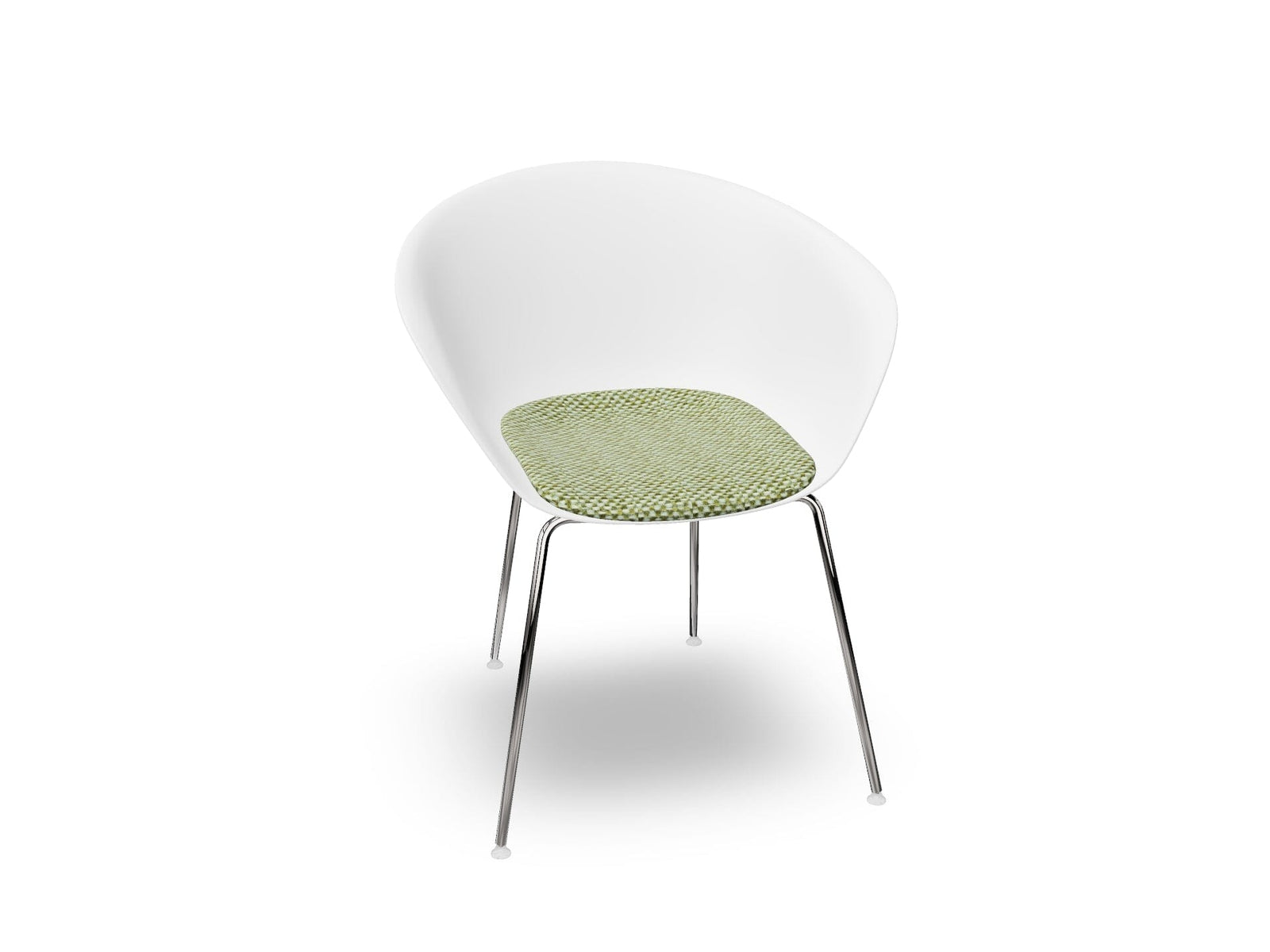Duna 02 Four Leg Chair With Seat Cushion Chairs Arper 