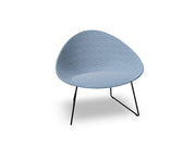 Adell Sled Base Lounge Chair With Fully Upholstered lounge chair Arper 