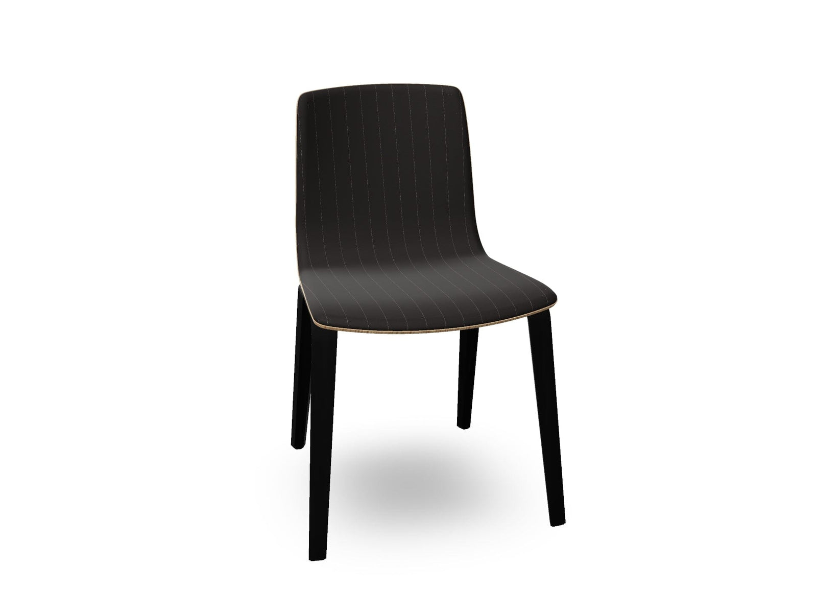 Aava 02 Wooden Chair with Front Upholstery Chairs Arper 