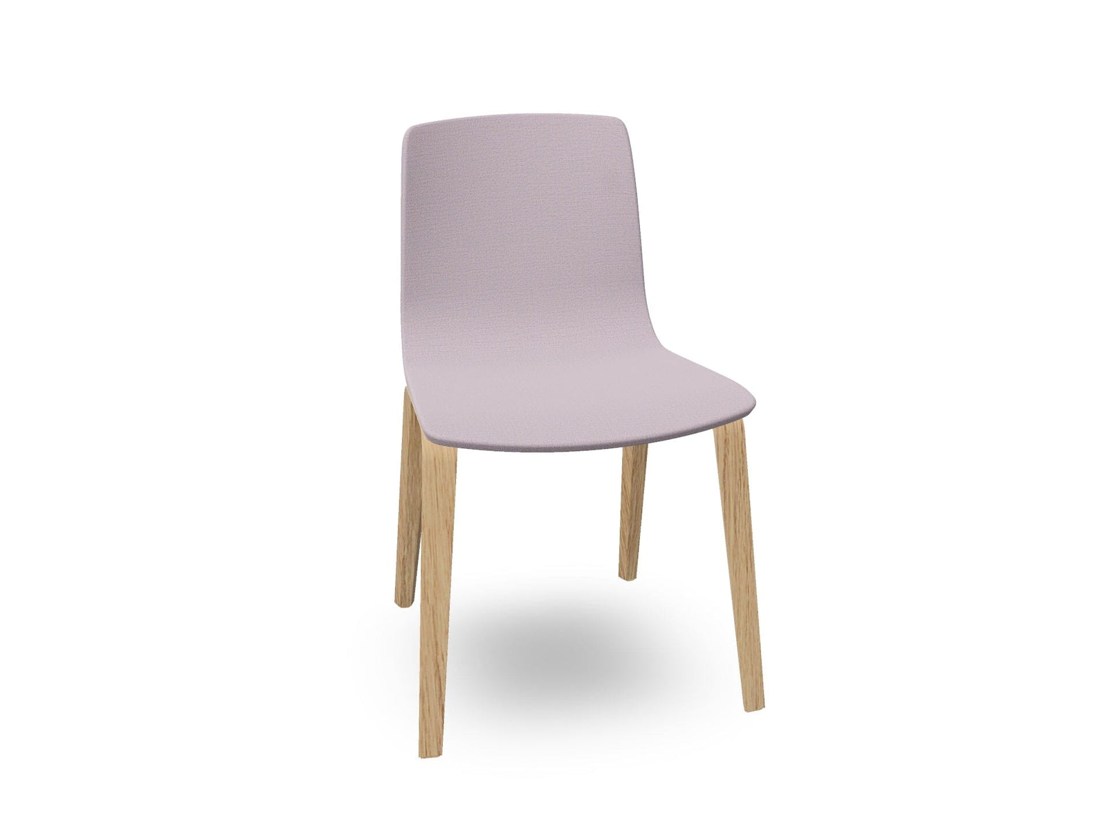 Aava 02-4 Wood Legs Chair With Fully Upholstered Chairs Arper 