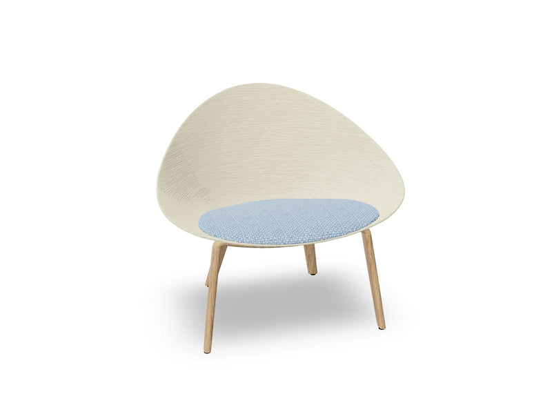 Adell 4 Leg Wood Lounge Chair lounge chair Arper 