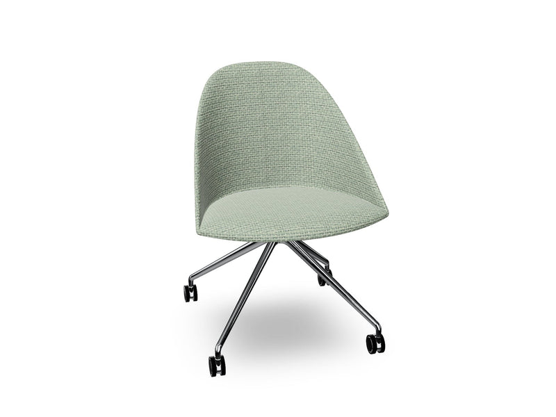 Cila Fully Upholtered Chair With Fixed Trestle Base Chairs Arper 