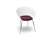 Duna 02 Four Leg Chair With Seat Cushion Chairs Arper 