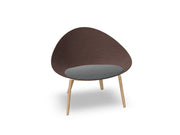 Adell 4 Leg Wood Lounge Chair lounge chair Arper 