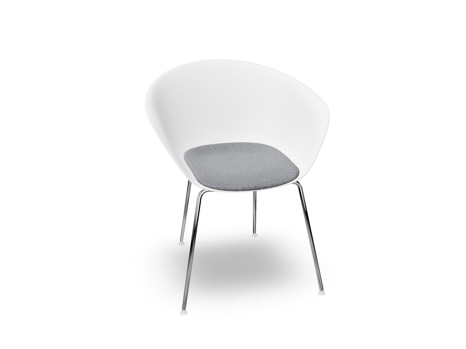 Duna 02 Four Leg Chair With Seat Cushion Chairs Arper 